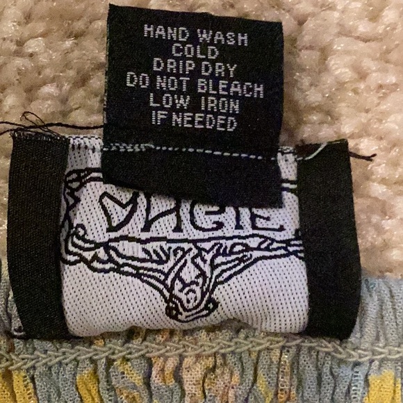 Angie Blue and yellow floral dress in size large - Picture 5 of 7